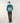 Gestreifter Pullover mit V-Ausschnitt aus Merinowolle – Duck Green