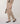 Pantalon cigarette en maille milano - Marron Moka