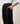 Pantalon cigarette en maille milano - Noir
