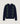 Jacquard-Pullover mit Rundhalsausschnitt – Marineblau