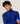 Rollkragenpullover aus Merinowolle – Azurblau