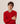 Pullover mit V-Ausschnitt aus Merinowolle – Rot