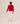 Pullover mit V-Ausschnitt aus Merinowolle – Rot