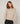 Pull col rond en maille fine - Beige