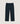 Gerade geschnittene Hose aus bedrucktem Canvas – Blau