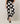Gerade geschnittene Hose aus bedrucktem Canvas – Pois