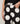 Gerade geschnittene Hose aus bedrucktem Canvas – Pois