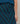 Langer asymmetrischer Rock aus bedrucktem Canvas – Blau