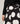 Asymmetrischer langer Rock aus bedrucktem Canvas – Pois
