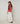 Dreifarbiger Cardigan aus Merinowolle – Orange Corail