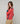 Dreifarbiger Rundhalspullover aus Merinowolle – Orange Corail