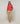 Dreifarbiger Rundhalspullover aus Merinowolle – Orange Corail
