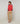 Dreifarbiger Rundhalspullover aus Merinowolle – Orange Corail