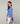 Dreifarbiger Rundhalspullover aus Merinowolle – Horizon Blue