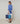 Dreifarbiger Rundhalspullover aus Merinowolle – Horizon Blue