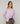 Rundhals-Twin-Set aus Seide – Lilas