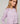 Rundhals-Twin-Set aus Seide – Lilas