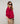 Rundhals-Twin-Set aus Seide – Framboise