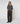 Merinowollpullover mit Rundhalsausschnitt und 3/4-Arm - Dunkelgrau