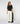 Merinowollpullover mit Rundhalsausschnitt und 3/4-Arm - Anthrazitgrau