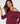 Wollpullover mit U-Boot-Ausschnitt - Pflaume