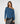 Wollpullover mit U-Boot-Ausschnitt - Denim