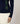 Jacquard-Pullover mit Rundhalsausschnitt – Marineblau
