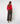 Pullover mit V-Ausschnitt aus Merinowolle – Rot