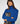 Rollkragenpullover aus Merinowolle – Azurblau