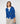 Strickjacke aus Merinowolle – Azurblau