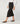 Langer Strickrock – Schwarz