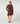 Polo knit sweater - Marron