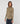 Drapiertes T-Shirt - Taupe