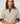 Zweimaterial-Polopullover - Beige meliert