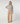 Strickhose mit weitem Bein – Beige