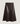 Langer ausgestellter Lederrock - Bark Brown